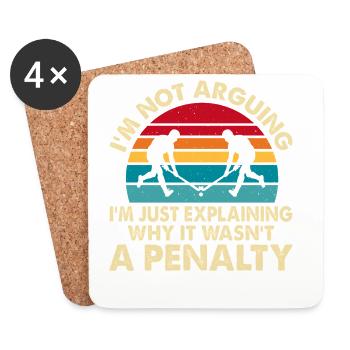 Hockey Eishockey Eishockeyspieler Geschenk - Coasters (set of 4) - white - Front