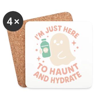 Creepy Sweet Pastel Goth Kawaii Halloween Cute - Coasters (set of 4) - white - Front