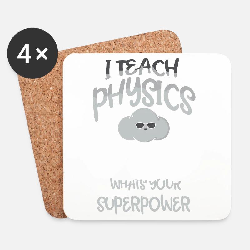 Physik Phyiker Physikstudent Physiklehrer - Untersetzer (4er-Set) - Weiß