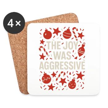 Holiday Hangover Post Christmas Mood New Year - Coasters (set of 4) - white - Front