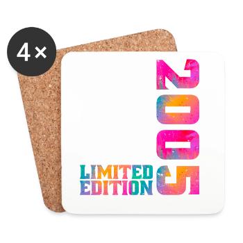 2005 Limited Edition Jubiläum Original Geschenk - Untersetzer (4er-Set) - Weiß - Vorne