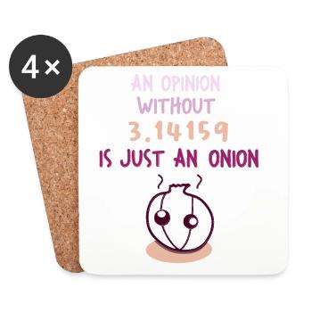 Math Nerd Students University Professor Mathematics - Coasters (set of 4) - white - Front