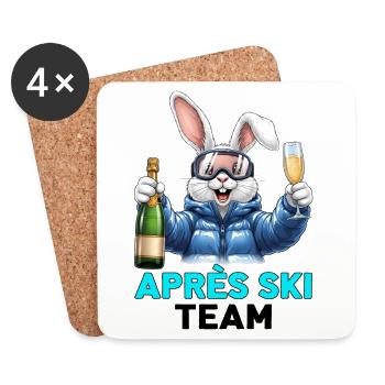APRrès Ski Team - Coasters (set of 4) - white - Front