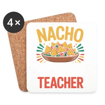 Nacho Average Teacher Mexiko Essen Lehrer - Untersetzer (4er-Set) - Weiß - Vorne