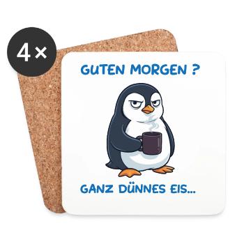 Dünnes Eis Mood - Coasters (set of 4) - white - Front
