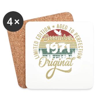 December 1971 - Legend since December 1971 - Coasters (set of 4) - white - Front