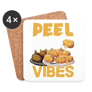 Taters Over Haters Potato - Coasters (set of 4) - white - Front