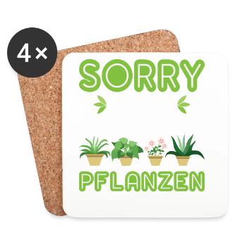 Garden Gardener Gardening Gardening Gardening Gardening - Coasters (set of 4) - white - Front