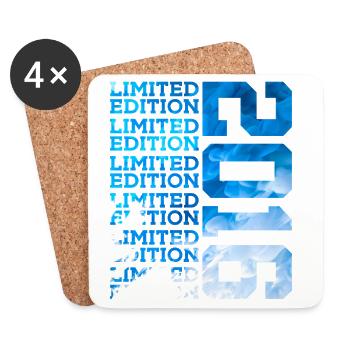 LIMITED EDITION 2016 10 JAHRE 10. GEBURTSTAG - Untersetzer (4er-Set) - Weiß - Vorne