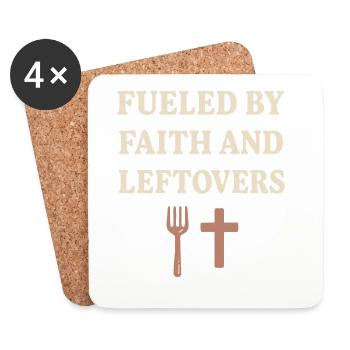 Christian Homeschool-Mother-Faith - Coasters (set of 4) - white - Front