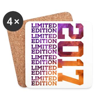 9 ANS ÉDITION LIMITÉE 2017 9E ANNIVERSAIRE - Dessous de verre (lot de 4) - blanc - Devant