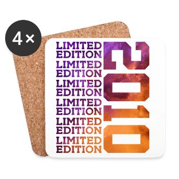 16 YEARS LIMITED EDITION 2010 16TH BIRTHDAY - Coasters (set of 4) - white - Front