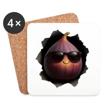 Fig - Coasters (set of 4) - white - Front