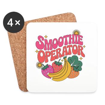 Nutritionist Smoothie Operator Nutritional Coach - Untersetzer (4er-Set) - Weiß - Vorne