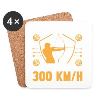 Archery Archery Archery - Coasters (set of 4) - white - Front