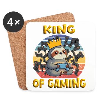 gamen - Untersetzer (4er-Set) - Weiß - Vorne