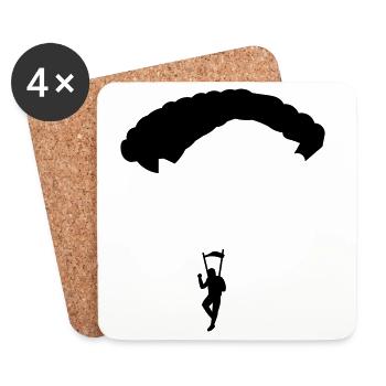 parachute - Coasters (set of 4) - white - Front