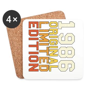 Original 1986 Vintage Retro Birthday Gift 86 - Coasters (set of 4) - white - Front