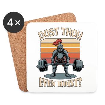 Est-ce que tu fais même un effort de Ritter - Dessous de verre (lot de 4) - blanc - Devant