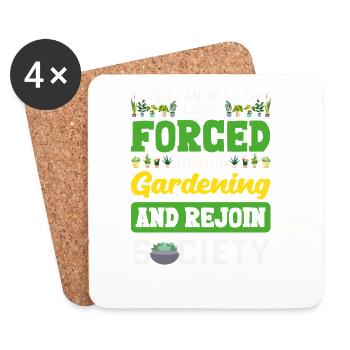 Garden & Plant Lovers Gifts - Coasters (set of 4) - white - Front