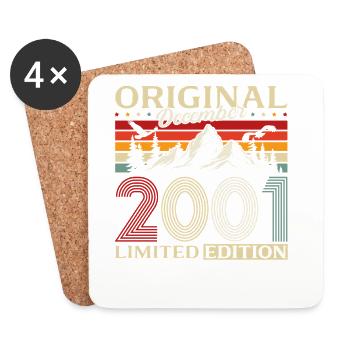 24e anniversaire Original décembre Volume 2001 - Dessous de verre (lot de 4) - blanc - Devant