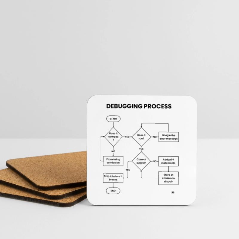 Debugging Process - Ship It Before Breaks Gift Coasters (set of 4)