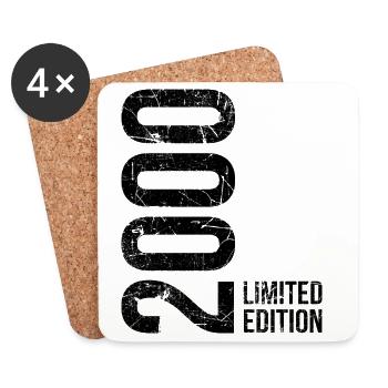 Édition limitée 2000 – Année de naissance Stolz - Dessous de verre (lot de 4) - blanc - Devant