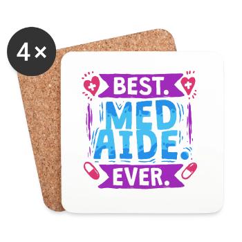 Medical Assistant MFA - Coasters (set of 4) - white - Front