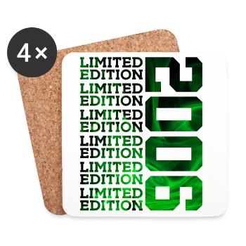 LIMITED EDITION 2006 20 JAHRE 20. GEBURTSTAG - Untersetzer (4er-Set) - Weiß - Vorne