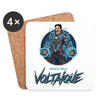 Electric Voltaic - Coasters (set of 4) - white - Front