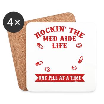 Medical Assistant MFA - Coasters (set of 4) - white - Front
