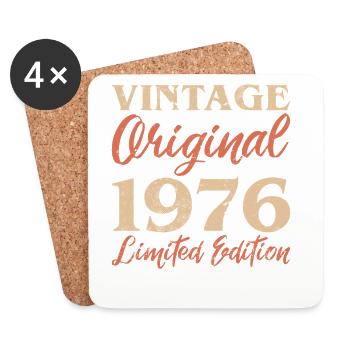 Vintage Original 1976 Limited Edition Anniversary - Coasters (set of 4) - white - Front