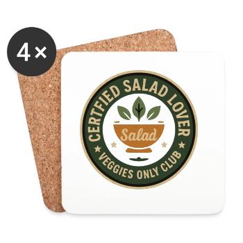 Salad Lover - Coasters (set of 4) - white - Front