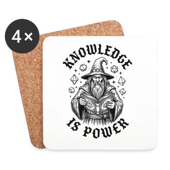 Magic Failed Time For Lead Wizard Fantasy Meme - Untersetzer (4er-Set) - Weiß - Vorne