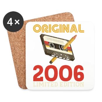 2006 20e Anniversaire 20 ans Original Vintage - Dessous de verre (lot de 4) - blanc - Devant