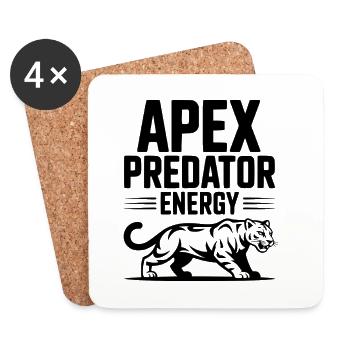 Apex Predator Energy - Coasters (set of 4) - white - Front