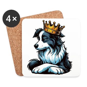 Border Collie Collie Owner Collie Lover - Coasters (set of 4) - white - Front