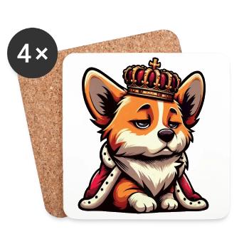 Corgi Corgis Welsh Corgi Corgi Owners Corgis - Coasters (set of 4) - white - Front