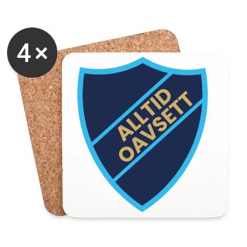 Always Regardless of Shield Design - Coasters (set of 4) - white - Front