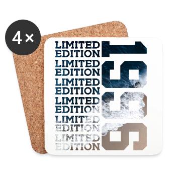 LIMITED EDITION 1996 30 YEARS 30TH BIRTHDAY - Coasters (set of 4) - white - Front