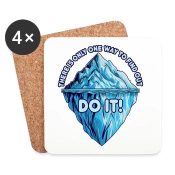 Eisberg Inspiration Tu Es - Coasters (set of 4) - white - Front