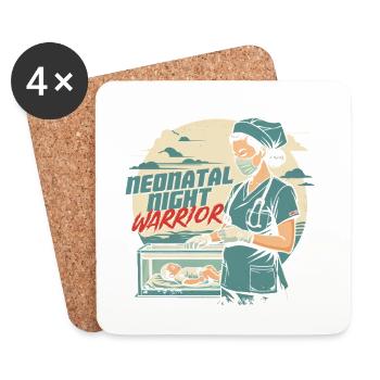 NICU Nurse - Coasters (set of 4) - white - Front