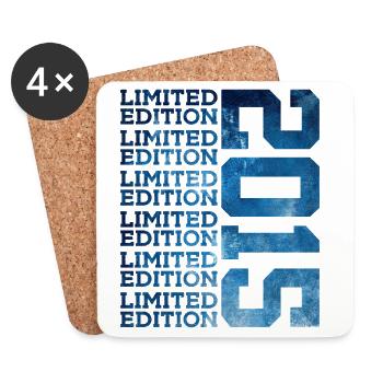 LIMITED EDITION 2015 11 YEARS 11TH BIRTHDAY - Coasters (set of 4) - white - Front