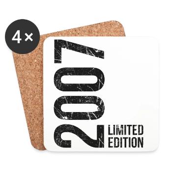 Limited Edition 2007 – 19th Anniversary - Coasters (set of 4) - white - Front
