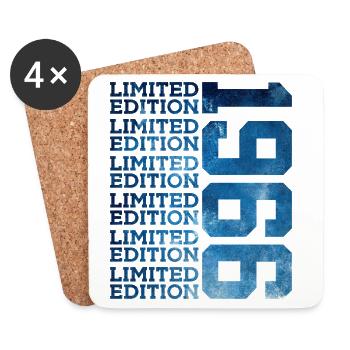 LIMITED EDITION 1966 60 JAHRE 60. GEBURTSTAG - Untersetzer (4er-Set) - Weiß - Vorne