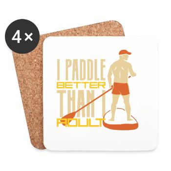 Santorini - Coasters (set of 4) - white - Front