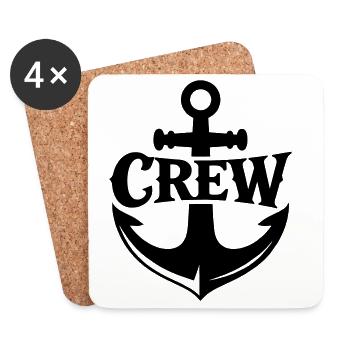 Anker Crew - Untersetzer (4er-Set) - Weiß - Vorne