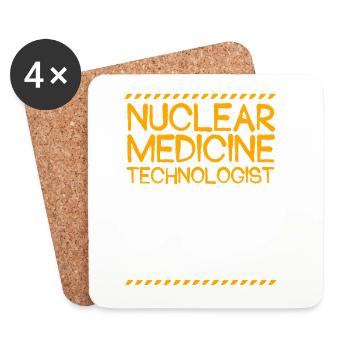 X-ray technician - Coasters (set of 4) - white - Front