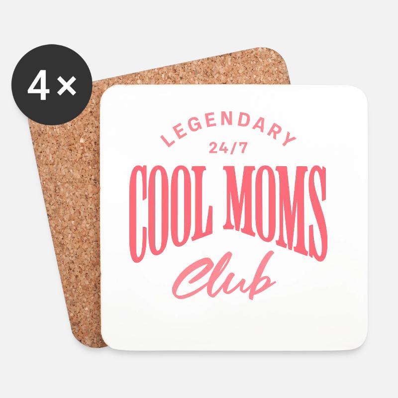Lustiges Mama Oma Muttertag Geschenk Design Humor - Untersetzer (4er-Set) - Weiß