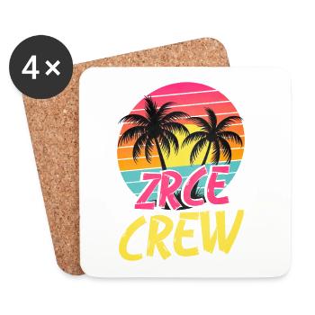Zrce Party Crew - Untersetzer (4er-Set) - Weiß - Vorne